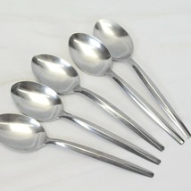 Ekco Stainless EKS36 Oval Soup Spoons 7 1/8&quot; Stainless  Lot of 5 - £10.14 GBP