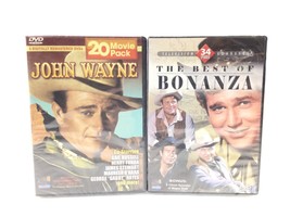 The Best of Bonanza 34 Episodes &amp; John Wayne 20 Movie Pack DVD New Sealed - £12.64 GBP