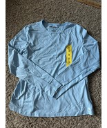 Hang Ten Shirt Womens Small Light Blue UPF 50+ Long Sleeve Stretch Surf ... - $27.73 CAD