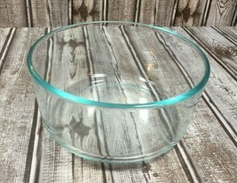 Clear Blue Tint Pyrex #7203 1.75 Qt Glass Microwave Safe Mixing Bowl - £11.87 GBP