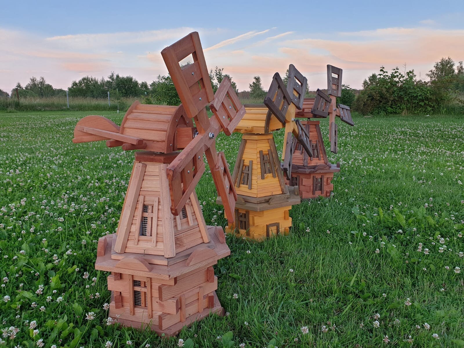 Wooden windmill. Garden decor - Windmills & Wind Spinners