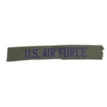 U.S. Air Force Usaf Patch Strip Blue Letters On Green Military Patch  - $3.50