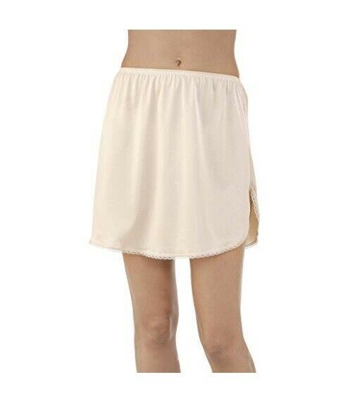 Vanity Fair Women&#39;s 360° Half Slip 11760 Damask Neutral Small 20&quot; - $8.54