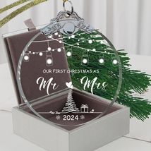 Unique 2024 Crystal Glass Wedding Ornament Mr and Mrs Gift for Couples - €9,61 EUR Unique 2024 Crystal Glass Wedding Ornament Mr and Mrs Gift for Couples - €9,61 EUR