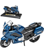 Yamaha FJR 1300 Year 2018 Blue Motorcycle Model, Motormax Scale 1:18 - $44.25