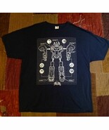 Mighty Morphin Power Rangers Megazord Gundam Tshirt 2XL Unworn &amp; Near Mi... - $10.00