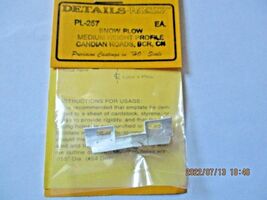 Details West # PL-257 Snow Plow Medium Height Profile, Canadian Roads, B... - $47.70 MXN