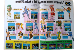 World Heroes 2 Arcade Flyer Original Video Game Retro Art Neo Geo Japan ... - $90.01