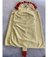 Circo Yellow Lion Red Mane Hooded Microfiber Bath Pool Large Towel Toddler - $16.63 CAD