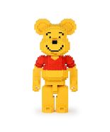 Winnie the Pooh Bearbrick Sculpture (JEKCA Lego Brick) DIY Kit - £73.66 GBP