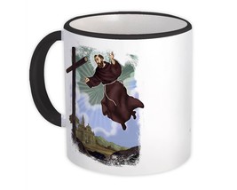 Saint Joseph Of Cupertino : Gift Mug Catholic Cross Miracle Christian Religious - £12.70 GBP