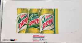 Diet Mountain Dew Bottles Sign Advertising Art Work Bottle Three 20 Ounc... - $18.95