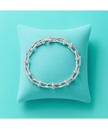 Sterling Silver Medium Link Bracelet 7.5 Inch - €88,69 EUR