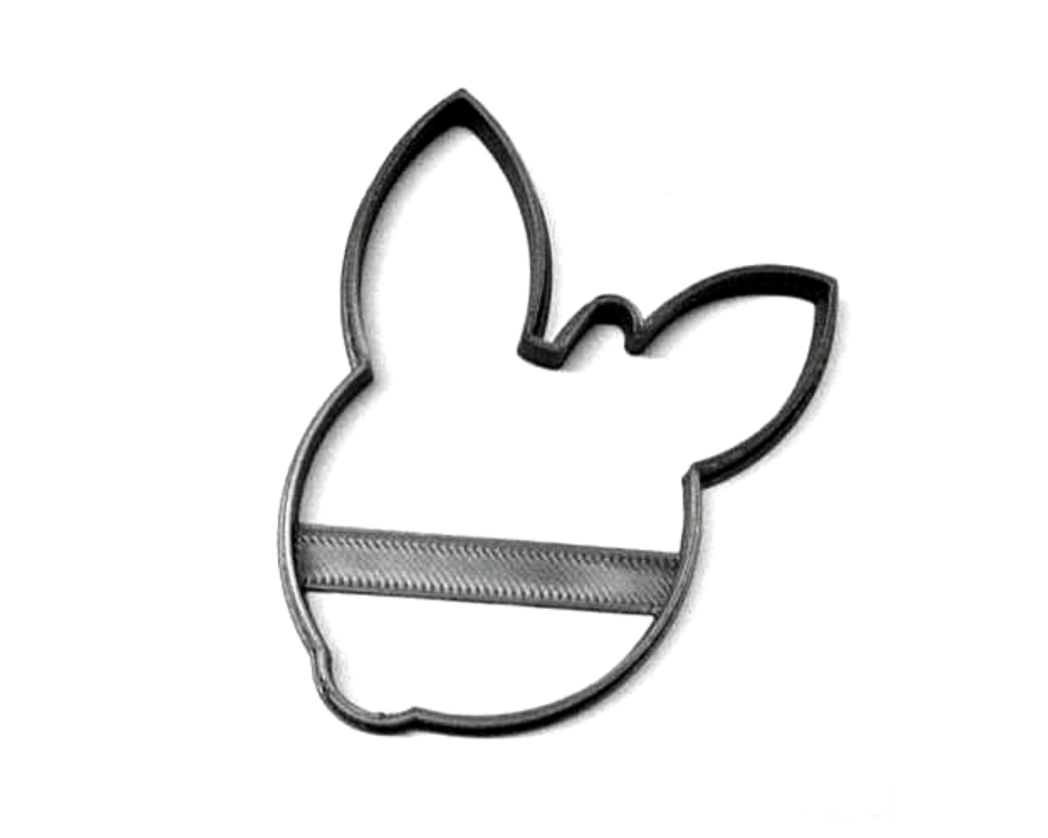 Reindeer Face Outline Christmas Cartoon Cookie Cutter USA PR3049