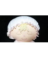 Kids Preferred Blonde Baby Doll 10&quot; Pink Star Polka Dot Plush Sleepy Stu... - £10.03 GBP