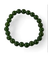 Handmade Green Jade Gemstone Bracelet - Natural Stone Jewelry for Women&#39;... - $10.95