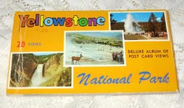 Postcard Souvenir-Yellowstone Nat.Park: Album of Postcard Views-Set of 2... - £7.81 GBP