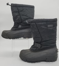 Sorel Insulated Snow Pack Winter Boots Black Womens Girls Size 4 - £18.74 GBP