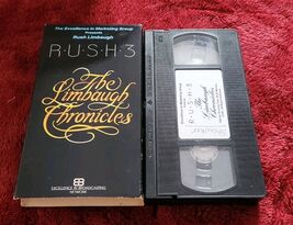 Rush 3 VHS Cassette The Limbaugh Chronicles Excellence in Marketing - $9.99