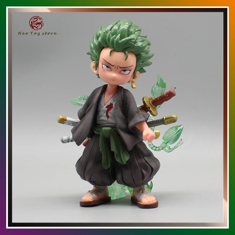 14cm One Piece Gk Q Version Two Years Later Zoro Model Anime Model Ornaments - £19.61 GBP+