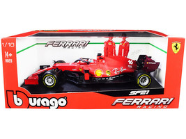 Ferrari SF21 #16 Charles Leclerc Formula One F1 Car Ferrari Racing Series 1/18 D - £69.90 GBP