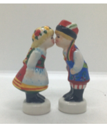 Kissing Dutch Girl and Boy Salt and Pepper Shakers - $29.70