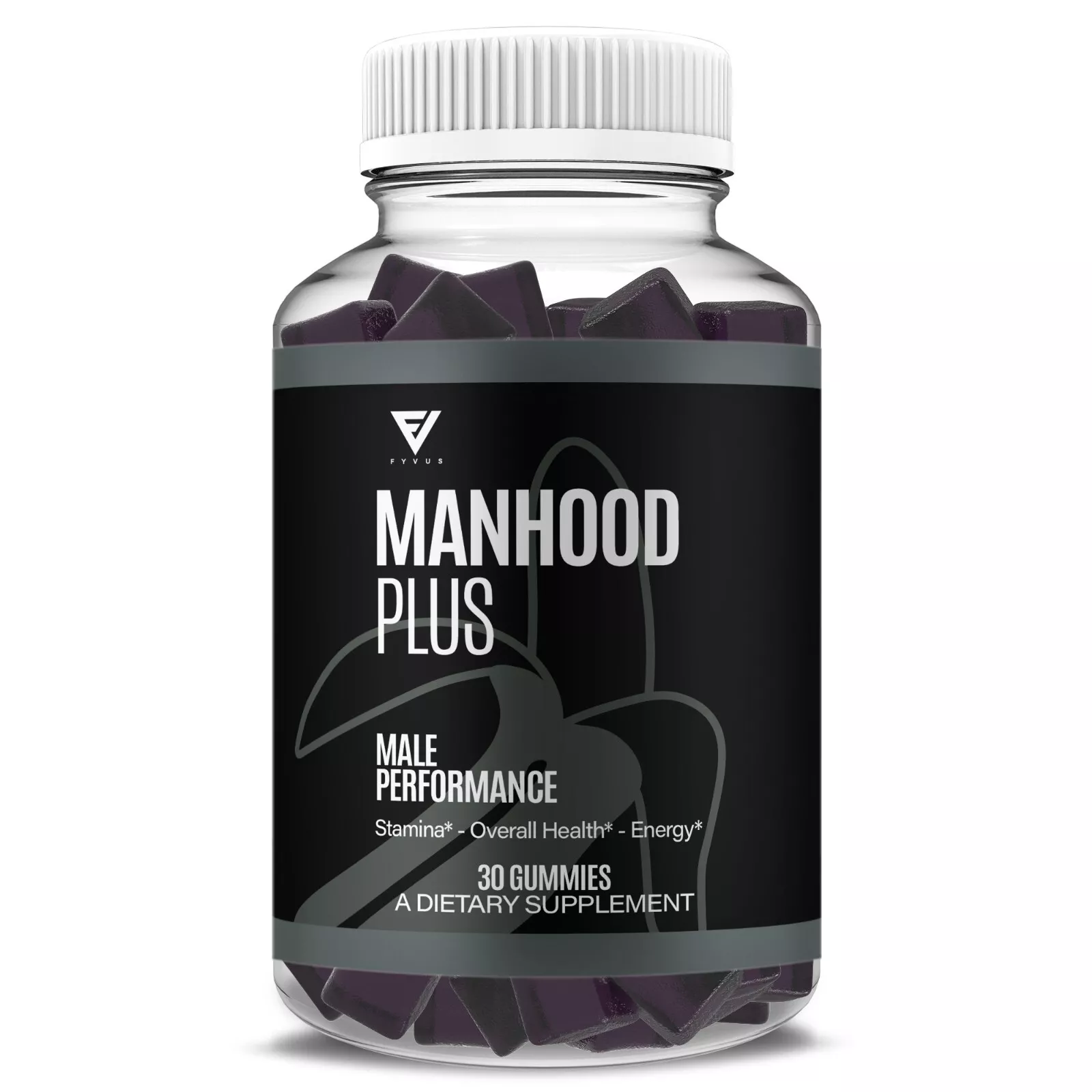 Manhood Plus Gummies for Men ManhoodPlus Supplement (1 Month Supply) - $38.32
