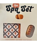Bella Beauty 3PC Spa Set - Beauty Headband, Hair Turban, Wet/Dry Scalp M... - $27.15 CAD