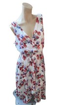 NWT DKNY Asymmetric 100% Polyester Floral Dress Size 12 - £38.23 GBP