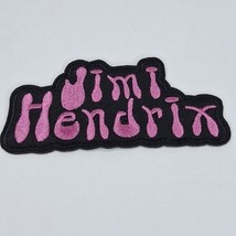Jimi Hendrix Logo Patch Embroidered Sew Iron On Rock Retro Music Applique New - £3.94 GBP