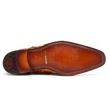 Olivieri Leather Dress Shoes Oxford Lace Up Cognac image 5