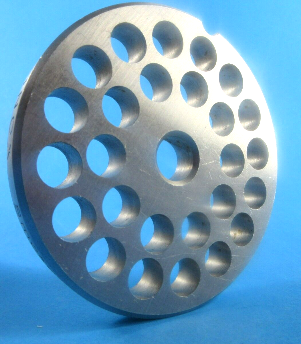 #22 x 3/8&quot; holes (10 mm) STAINLESS Meat Food Grinder Plate - $27.20