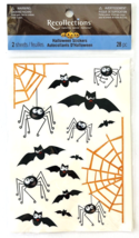 Halloween Stickers Spiders Bats Webs Googly Eyes 28 pc New from Recollec... - £6.16 GBP