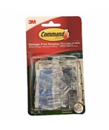 3M Command 16 Outdoor Light Clips with 20 Adhesive Strips 17017CLR-AWES - $4.00