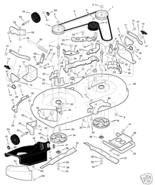 part belt MOWER DECK DRIVE MURRAY 37X88 037X88MA - £27.96 GBP