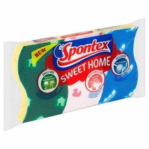 Spontex Sweet Home Set of 3 sponges: Classic,Bath, Dishes -FREE SHIPPING - £7.09 GBP