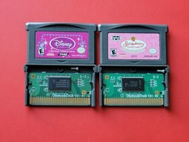 Princess &amp; Strawberry Shortcake Game Boy Advance Lot 2 Disney Girl Games - £14.75 GBP