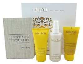 Decleor Recharge Your Life Awakening Face &amp; Body Gift Collection All Ski... - $43.99