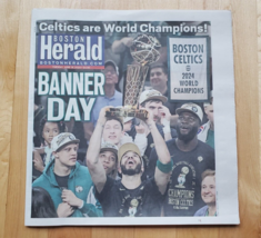 Boston Celtics 2024 NBA CHAMPIONS / Finals Boston Herald Newspaper - $29.08