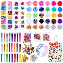 178 Pack Resin Jewelry Making Supplies Kit For Resin, Slime, Nail Art, R... - £29.89 GBP