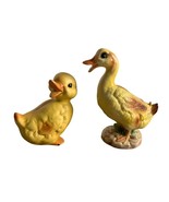 Vintage Lefton Duck Duckling Porcelain Figurine Japan Set - £18.41 GBP