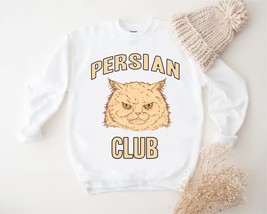 Persian Cat Club Sweatshirt, Cat Lovers gift, Persian Cat Design, Canadian Sphyn - £34.83 GBP