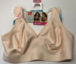 HANES Smooth Comfort 38C Rose Beige 38 C Wire Free Unlined MHW796 Bra - £9.49 GBP