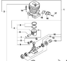 Shortblock Echo Chainsaw Cs 520 Cs 530 Sb1080 Cylinder - $249.99