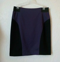 Michael by Michael Kors Women 8 Stretch Mini Skirt Colorblock Purple Bla... - £12.65 GBP