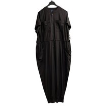 Old Navy Jumpsuit Womens 4X Black Stretch Tech Jogger Zip Bomber Streetwear - $640.28 MXN