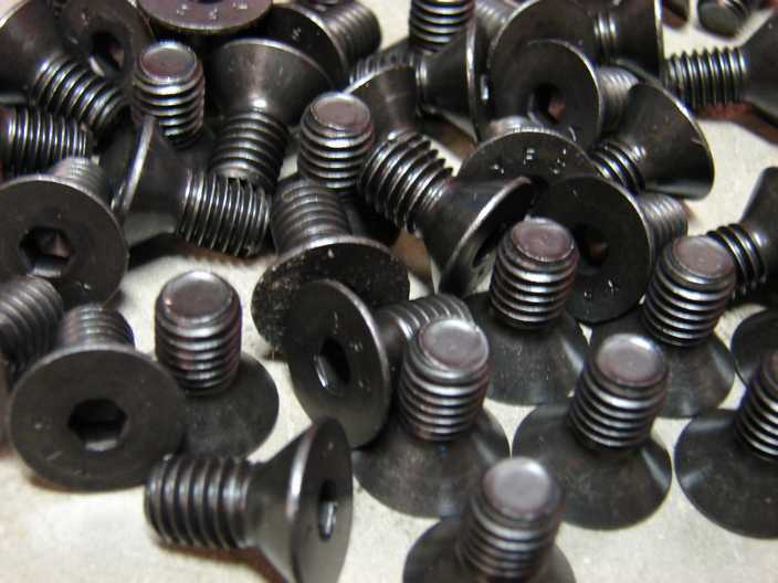 Primary image for Flat Cap Screw 3/8-16 x 3/4" 10 pcs black oxide