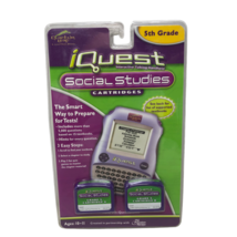 NIP Quantum Leap Frog iQuest Social Studies 5th Grade Cartridges A B - $15.83