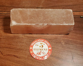 5TH Element Co. Himalayan Ionic Crystal Salt Tile Block (New) - £40.19 GBP