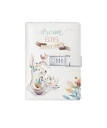 NEW Girls Lockable Journal / Diary Journaling Notebook Bunny Faux Leathe... - $21.39 CAD